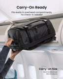 tomtoc Travel Backpack 40L, TSA Friendly Flight Approved Carry - on Luggage Hand Water - resistant Lightweight Business Rucksack, Durable Large Weekender Bag Daypack Fits 17.3 Inch Laptop