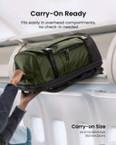tomtoc Travel Backpack 40L, TSA Friendly Flight Approved Carry - on Luggage Hand Water - resistant Lightweight Business Rucksack, Durable Large Weekender Bag Daypack Fits 17.3 Inch Laptop