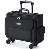 Tonyeee Rolling Laptop Bag 15.6 Inch, Ballistic Nylon Wheeled Briefcase for Men Women, Professional Rolling Work Bag, Underseat Carry On Business Case, 360 Spinner Wheels, Accordion File Office Bag