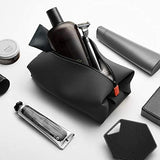 TOOLETRIES The Koby Dopp Kit - Silicone Toiletry Organizer, Bathroom Travel Bag - Heavy - Duty Zipper, Leak Resistance, Easy to Clean - 9" x 4.5" x 4.5" - Charcoal