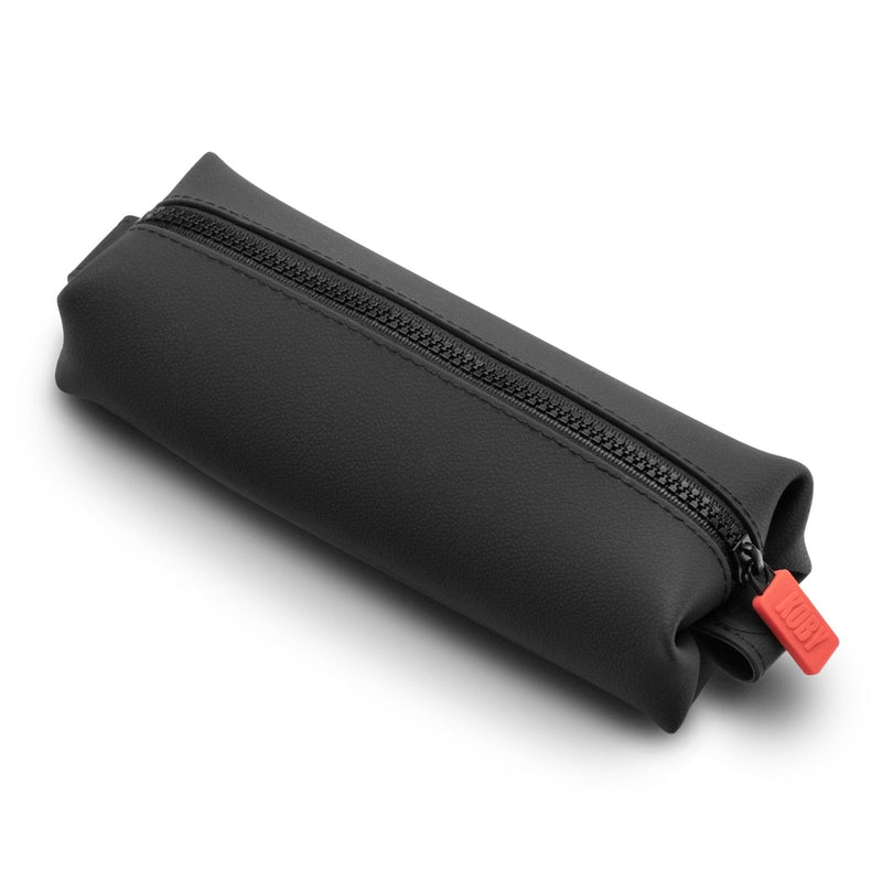 TOOLETRIES The Koby Mini Kit - Silicone Toiletry Organizer, Bathroom Travel Bag - Features Heavy - Duty Zipper, Leak Resistance, Easy to Clean - Charcoal