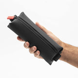 TOOLETRIES The Koby Mini Kit - Silicone Toiletry Organizer, Bathroom Travel Bag - Features Heavy - Duty Zipper, Leak Resistance, Easy to Clean - Charcoal