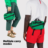 Topo Designs Mini Quick Pack - Shoulder Sling + Waist Pack for EDC and Daily Commute, Bike Rides, Internal Organization (All Black)
