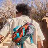 Topo Designs Mini Quick Pack - Shoulder Sling + Waist Pack for EDC and Daily Commute, Bike Rides, Internal Organization (All Black)