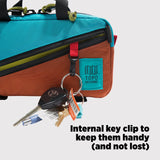 Topo Designs Mini Quick Pack - Shoulder Sling + Waist Pack for EDC and Daily Commute, Bike Rides, Internal Organization (All Black)