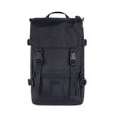 Topo Designs Rover Pack Mini - Small Sized Simple Daypack for EDC, Day Trips, Hikes, Iconic Denver Design, Fair Trade + Bluesign Approved (Black/Black)