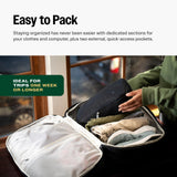Tortuga 40L Travel Backpack Lite, Black - Large Carry - On Travel Backpack for Men and Women - Durable, Comfortable, Easy to Pack, Airline - Approved Bag with Laptop Compartment