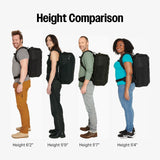 Tortuga 40L Travel Backpack Lite, Black - Large Carry - On Travel Backpack for Men and Women - Durable, Comfortable, Easy to Pack, Airline - Approved Bag with Laptop Compartment