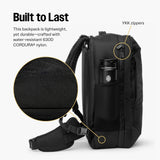 Tortuga 40L Travel Backpack Lite, Black - Large Carry - On Travel Backpack for Men and Women - Durable, Comfortable, Easy to Pack, Airline - Approved Bag with Laptop Compartment