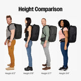 Tortuga 40L Travel Backpack Pro, Black - Large Carry - On Travel Backpack for Men and Women - Durable, Comfortable, Easy to Pack, Airline - Approved Bag with Laptop Compartment