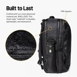 Tortuga 40L Travel Backpack Pro, Black - Large Carry - On Travel Backpack for Men and Women - Durable, Comfortable, Easy to Pack, Airline - Approved Bag with Laptop Compartment