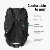 Tortuga Expandable Travel Backpack, 27 - 32.5L Carry - On Travel Backpack for Men and Women - Durable, Comfortable, Easy to Pack, Airline - Approved Travel Bag with Laptop Compartment