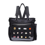 Tote Ita Bag Pin Display Crossbody Backpack For Anime Fans