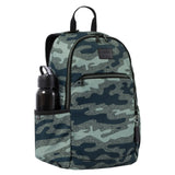 Totto Eco - friendly Military Print Backpack - Tracer 2, Green
