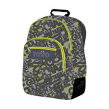 TOTTO - Large School Backpack, Rayol Model, Capacity 19 L, 3 Compartments, 2 Bottle Pockets, 14