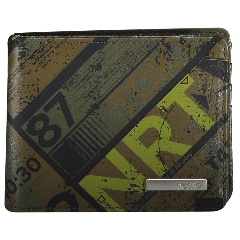 Totto Men's Coin Pouch, Green, 20 Centimeters