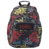 TOTTO Unisex Children's Ma04eco002 - 2416n - 6cs Backpack, Grey, gray, L, gray, L, Gray, Large