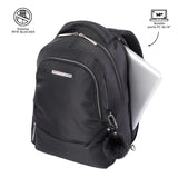 Totto Unisex's Adelaide Backpack, Medium, Black/White, M