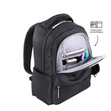 Totto Unisex's Adelaide Backpack, Medium, Black/White, M