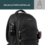 Totto Women's Morral Adelaide 2 Backpack, Black, One Size