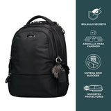 Totto Women's Morral Adelaide 2 Backpack, Black, One Size
