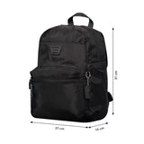 TOTTO, Xingu Unisex Adult Foldable Backpack Grey One Size, Black/White, One size