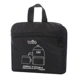 TOTTO, Xingu Unisex Adult Foldable Backpack Grey One Size, Black/White, One size
