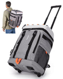 TOURIT 50 - Can Rolling Backpack, Double Deck & Dual - Bar Handle Travel Soft Cooler Bag with Wheels, 30L Space Beach Cooler Size 18"(15"+3")×13"×11"