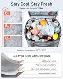 TOURIT Soft Sided Cooler Bag Insulated 48/60 Cans, Large Collapsible & Leakproof Ice Chest for Picnic, Beach, Camping, Travel