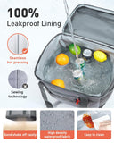 TOURIT Soft Sided Cooler Bag Insulated 48/60 Cans, Large Collapsible & Leakproof Ice Chest for Picnic, Beach, Camping, Travel