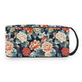 tplaotee Japanese Water Lily Bloom Portable Makeup Bag with hanging hook Portable Cosmetic Travel Bags For Women Travel - Size Accessories