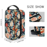 tplaotee Japanese Water Lily Bloom Portable Makeup Bag with hanging hook Portable Cosmetic Travel Bags For Women Travel - Size Accessories