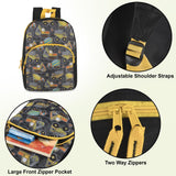 Trail maker 15 Inch Kids Backpacks for Boys & Girls | Preschool, Kindergarten, Elementary School Backpacks with Adjustable, Padded Straps (Tough Trucks)