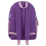 Trail maker 17” Kids Character School Backpacks Plush for Girls with Side Pockets, Padded Straps (Plush Unicorn Love)