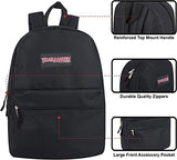Trail maker Backpack with School Supplies for Kids - 20 Piece Back to School Supplies with 17" Backpack (Black)