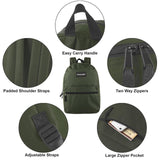 Trail maker Classic 17 inch Backpacks with Adjustable Padded Straps | School Backpacks for Girls, Boys (Green)