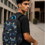 Trail maker Fun School Backpack for Elementary Middle School Girls and Boys | 17 Inch Printed Backpacks for School Kids, Travel (You've Got Game)