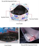 Travel Duffle Bag Weekender Overnight Bag Gym Tote with Dry and Wet Separated Pocket for Women Girls Shoulder Workout Duffel Bag Water Resistant (cute cats)