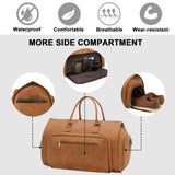 Travel Garment Bag for Men Women Convertible Carry on Garment Duffel Bag 3 in 1 Hanging Suitacase Travel Bag
