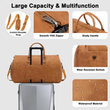 Travel Garment Bag for Men Women Convertible Carry on Garment Duffel Bag 3 in 1 Hanging Suitacase Travel Bag