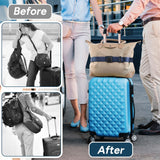 Travel Inspira Magnetic Quick - Release Travel Belt for Luggage Strap - Hands - Free, Lightens Load, Secures Multiple Bags, Adjustable & Lightweight for Effortless Travel
