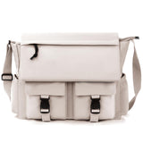 Travel Messenger Bag for Women Men: Durable Canvas Crossbody Handbag with Adjustable Strap Lightweight Laptop Purse Suitable for Outdoor Buiness or Work
