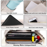 Travel Messenger Bag for Women Men: Durable Canvas Crossbody Handbag with Adjustable Strap Lightweight Laptop Purse Suitable for Outdoor Buiness or Work