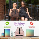 Travel Mozy Mini Backpack - Small Womens Backpacks, Cute Light Back Pack