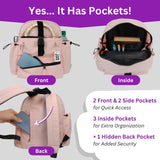 Travel Mozy Mini Backpack - Small Womens Backpacks, Cute Lightweight Back Pack For Women, Compact Daypack & Bag For Woman (Black)