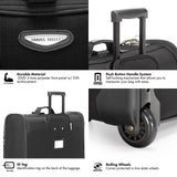 Travel Select Amsterdam Business Rolling Garment Bag, Softside Expandable Rolling 2 - Wheeled Suit Carrier, Black, One Size