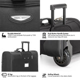 Travel Select Amsterdam Business Rolling Garment Bag, Softside Expandable Rolling 2 - Wheeled Suit Carrier, Gray, One Size
