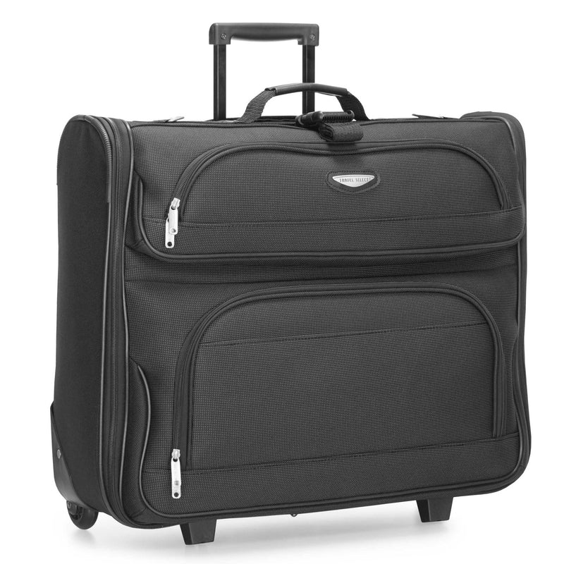 Travel Select Amsterdam Business Rolling Garment Bag, Softside Expandable Rolling 2 - Wheeled Suit Carrier, Gray, One Size