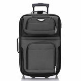 Travel Select Amsterdam Softside Expandable Luggage with Rolling Wheels, Gray, 21 - Inch Carry - on