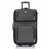 Travel Select Amsterdam Softside Expandable Luggage with Rolling Wheels, Gray, 4 - Piece Set (15/21/25/29)